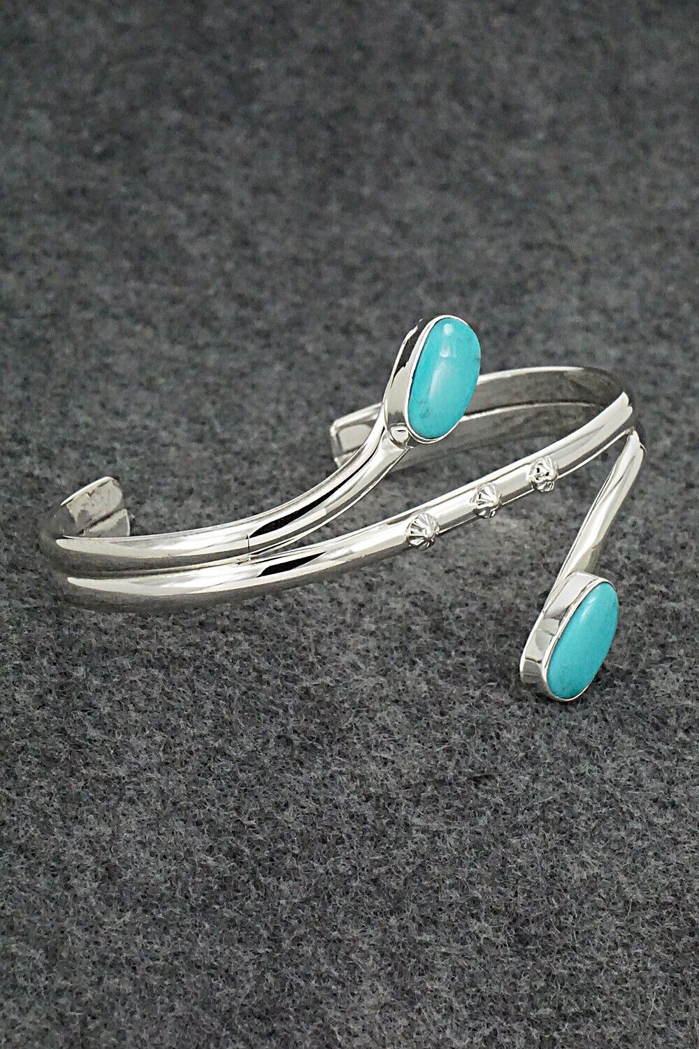 Turquoise & Sterling Silver Bracelet - Thomas Yazzie