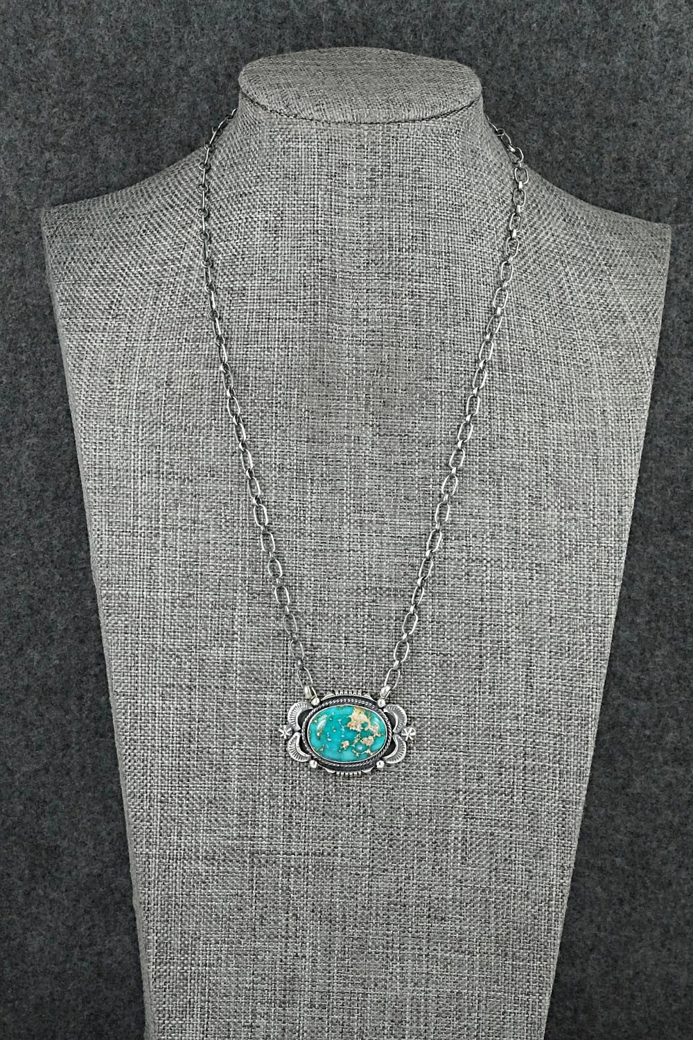 Turquoise & Sterling Silver Necklace - Daniel Benally