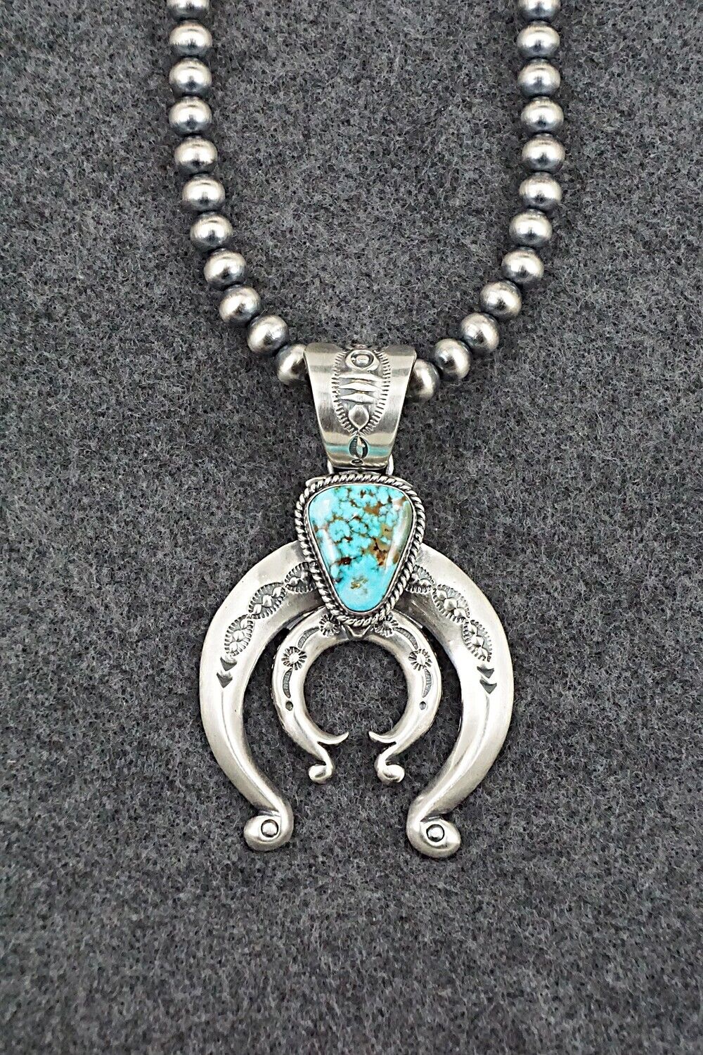 Turquoise & Sterling Silver Necklace - Paige Gordon