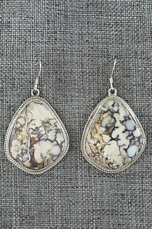 Wild Horse & Sterling Silver Earrings - Annie Spencer