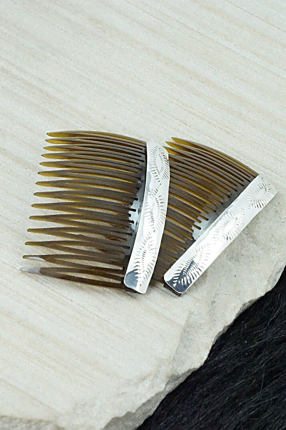 Sterling Silver Hair Combs - Randall Dalgai