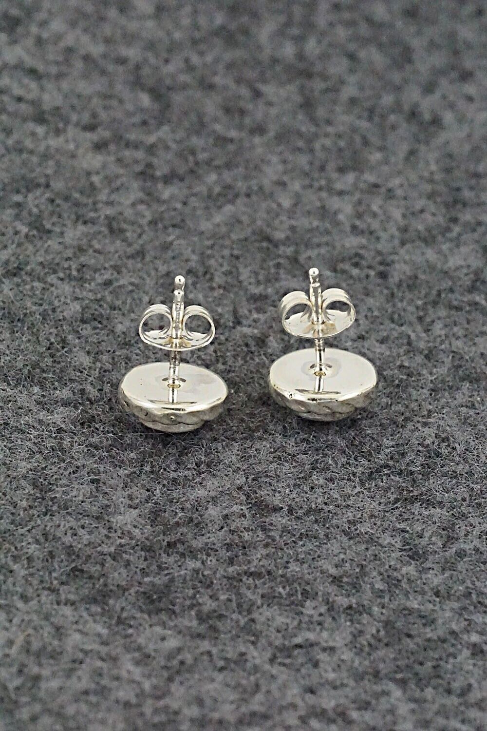 Turquoise & Sterling Silver Earrings - Carina Leekity
