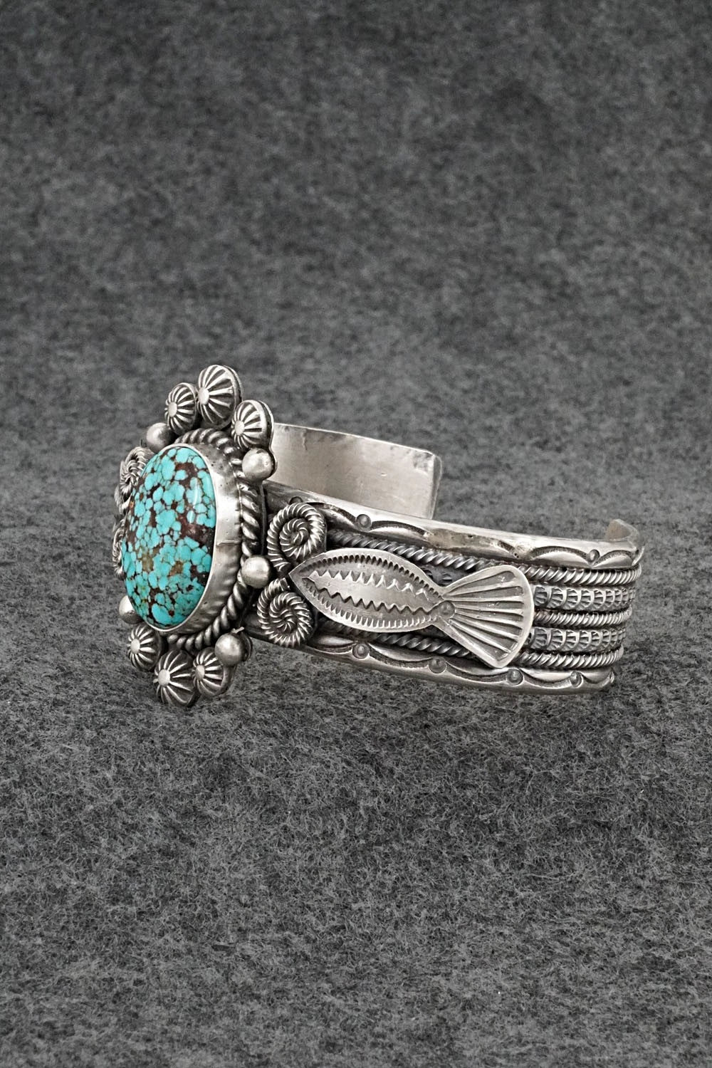 Turquoise & Sterling Silver Bracelet - Michael Calladitto