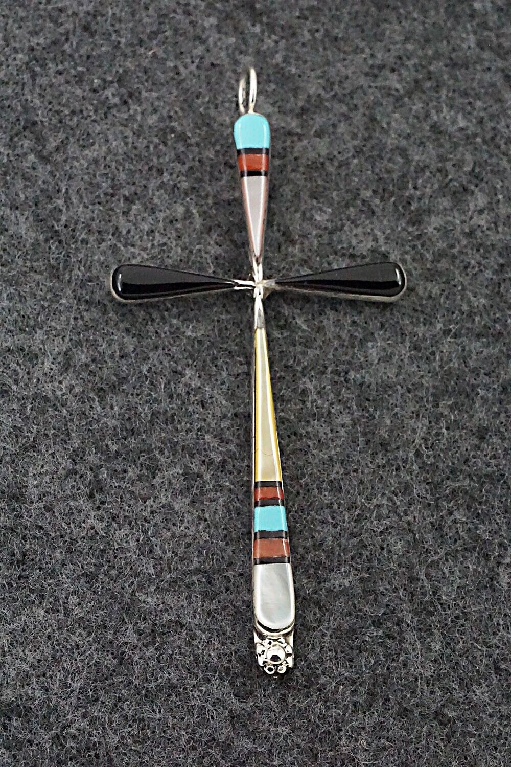 Multi-Stone & Sterling Silver Pendant - Sylvester Noche