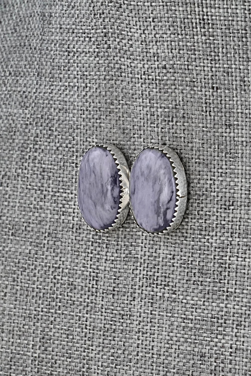 Morado & Sterling Silver Earrings - Murray Hannaweeka
