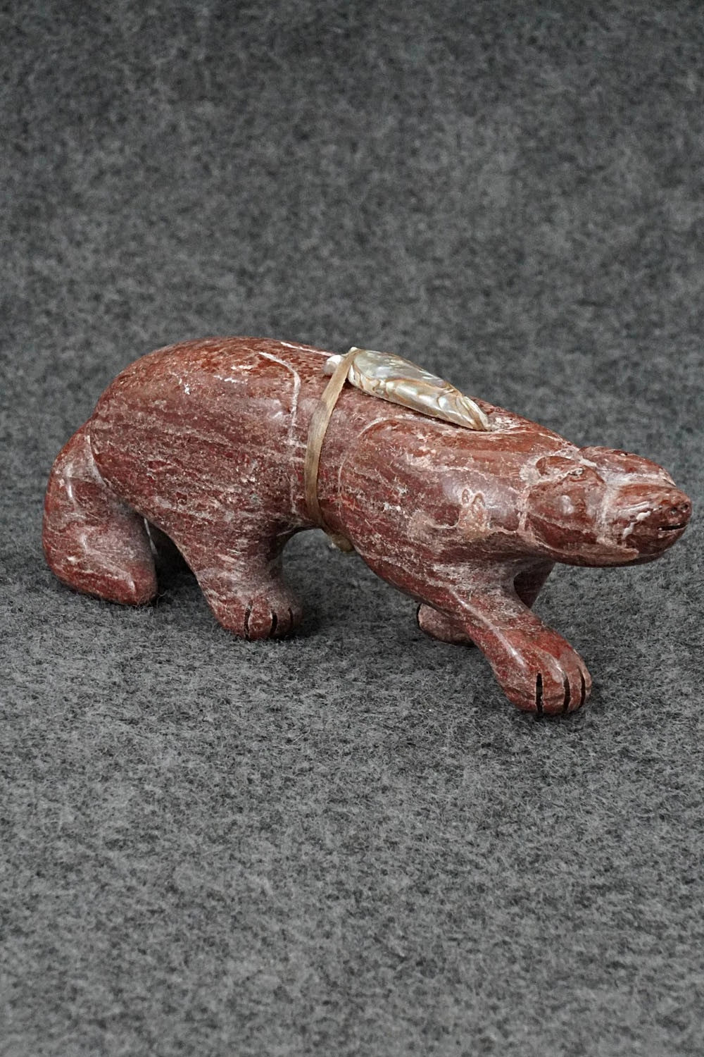 Mountain Lion Zuni Fetish Carving - Rick Kallestewa