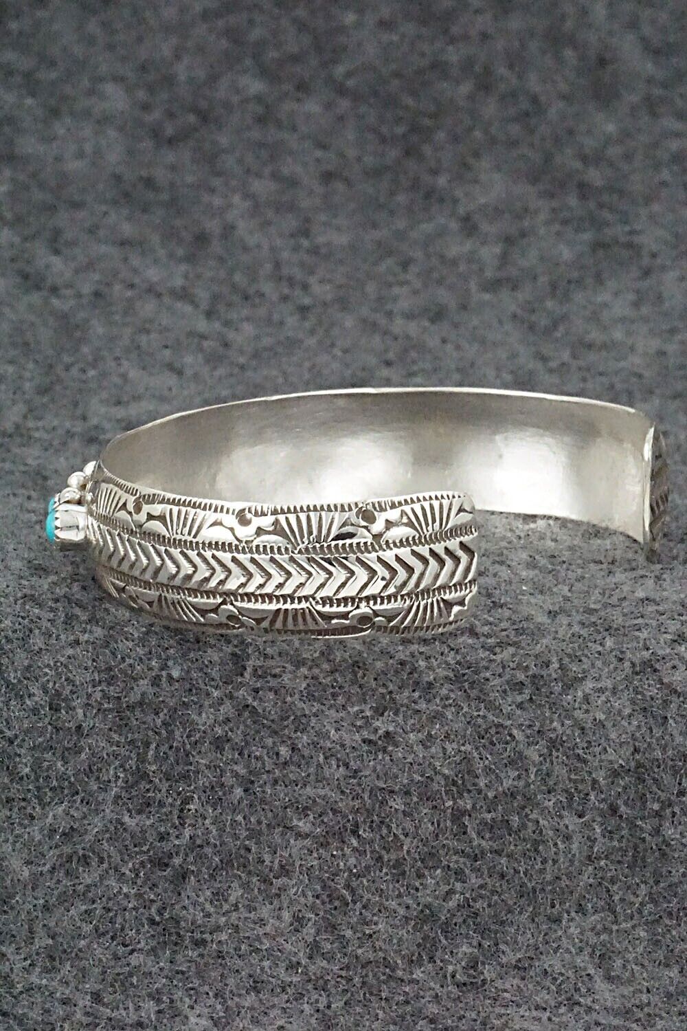 Turquoise & Sterling Silver Bracelet - Grace Silver