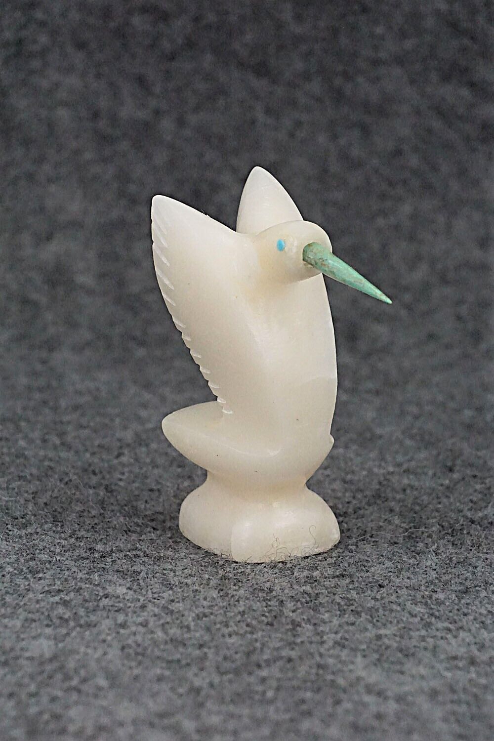 Hummingbird Zuni Fetish Carving - Brandon Phillips