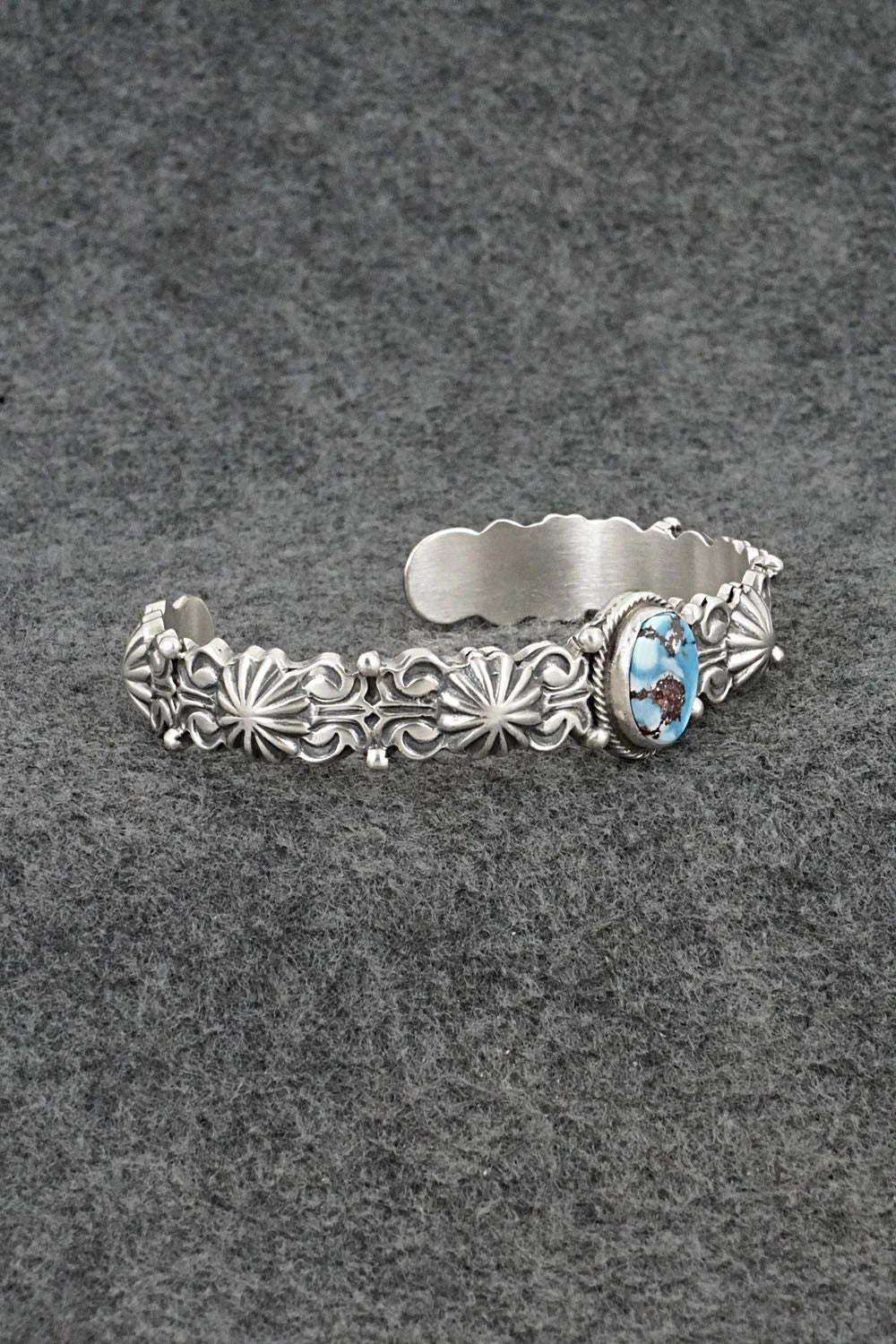 Turquoise & Sterling Silver Bracelet - Thomas Yazzie