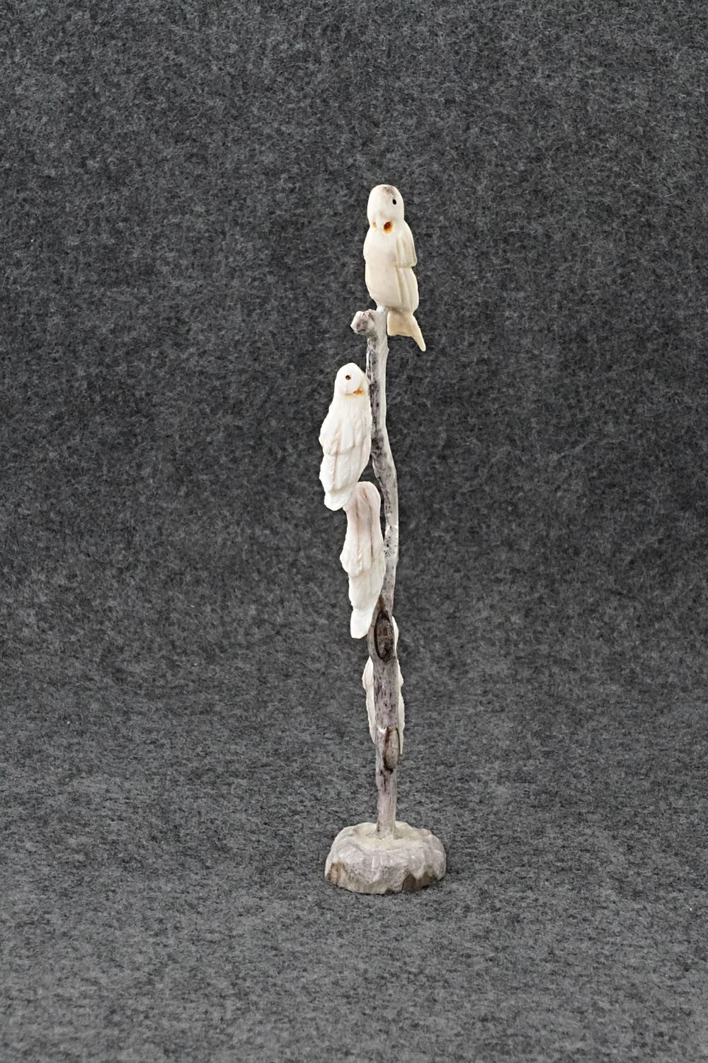 Owls Zuni Fetish Carving - Ruben Najera