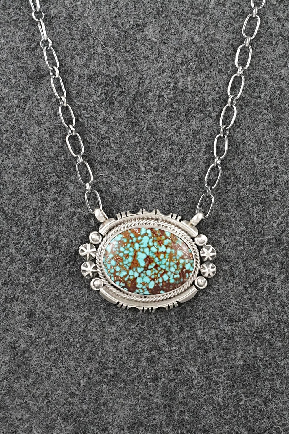 Turquoise & Sterling Silver Necklace - Marita Benally