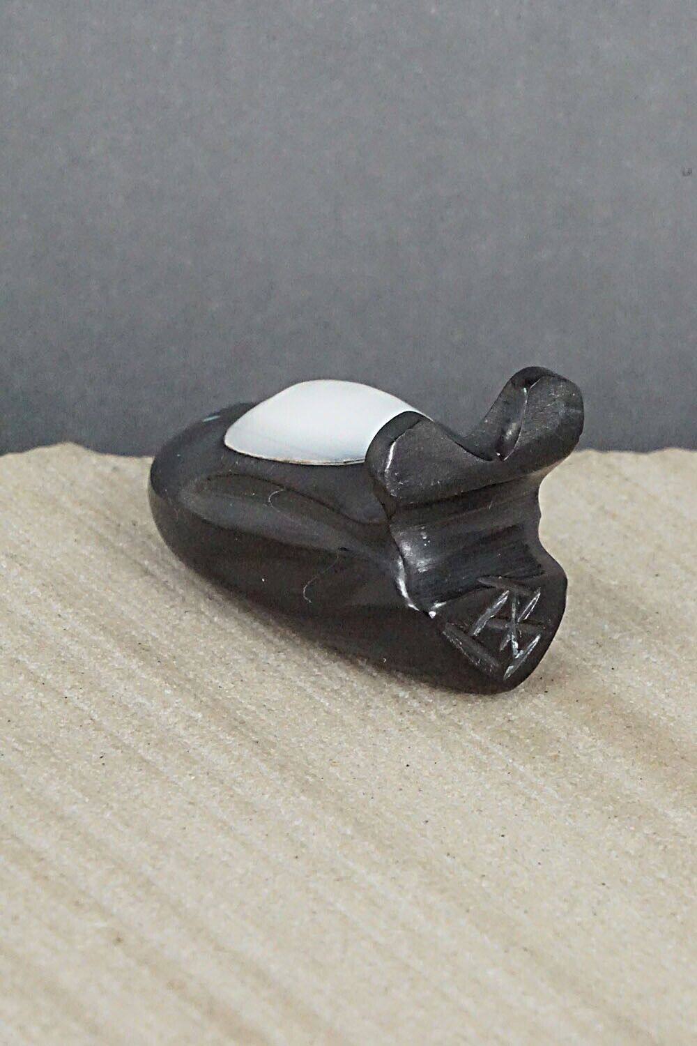 Penguin Zuni Fetish Carving - Calvert Bowannie