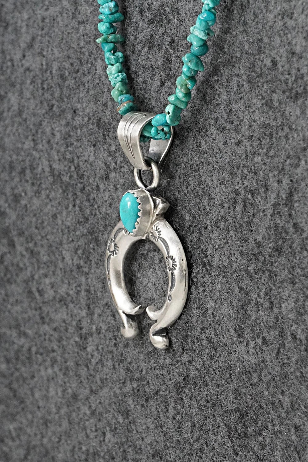 Turquoise & Sterling Silver Necklace - Sharon McCarthy