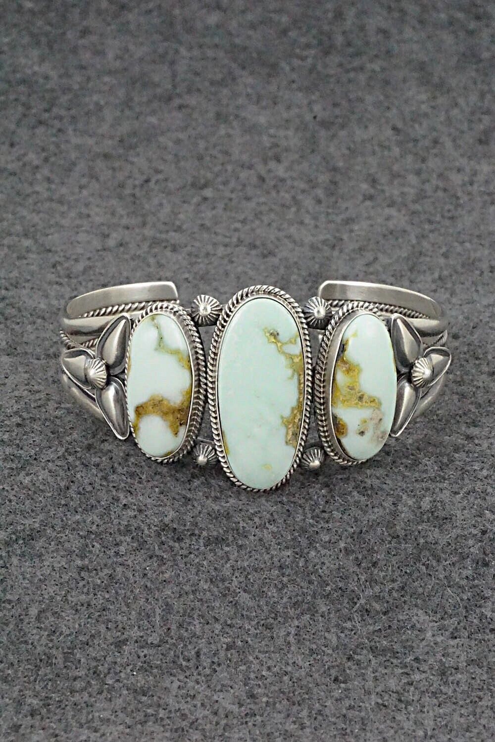 Variscite & Sterling Silver Bracelet - Derrick Gordon