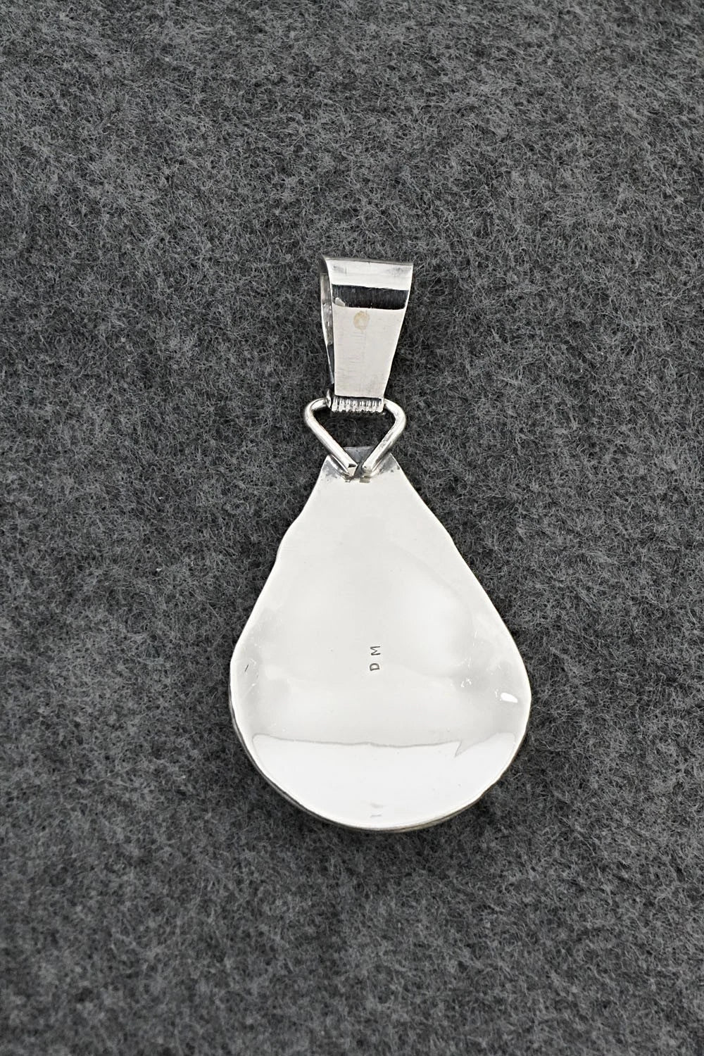 Turquoise & Sterling Silver Pendant - Darrell Morgan