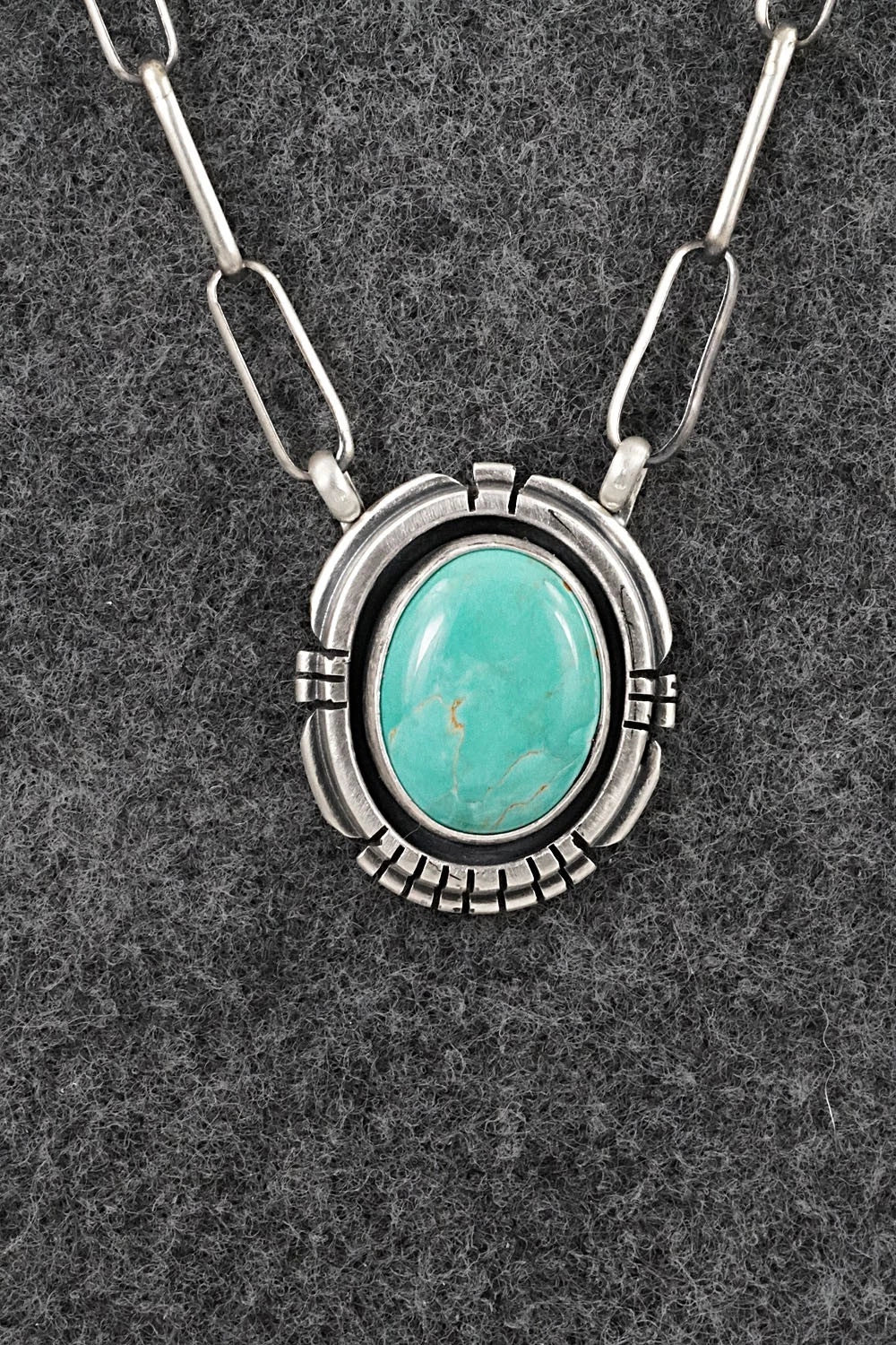 Turquoise & Sterling Silver Necklace - Daniel Benally