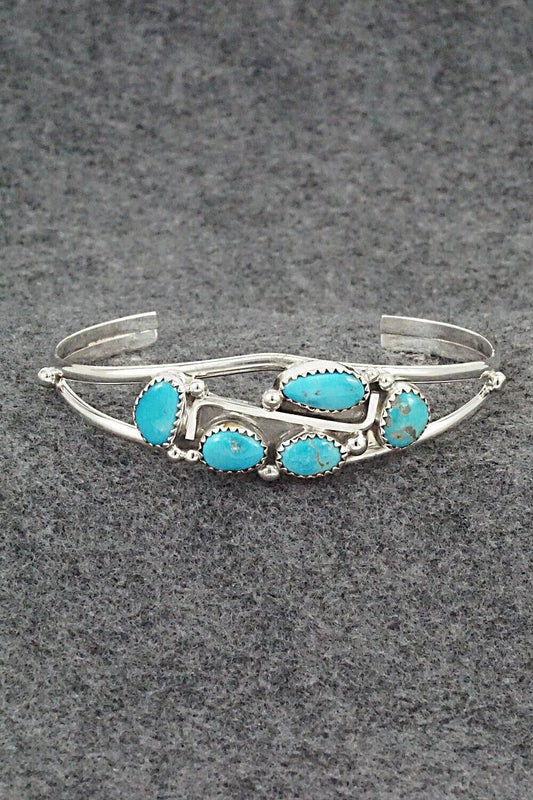 Turquoise & Sterling Silver Bracelet - Roberta Begay