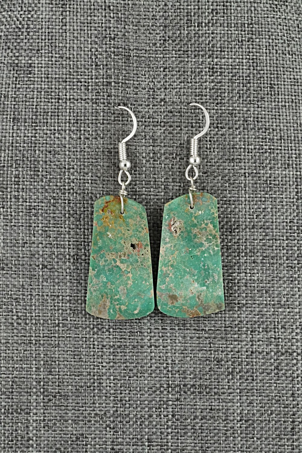 Turquoise & Sterling Silver Earrings - Tammy Nolcot
