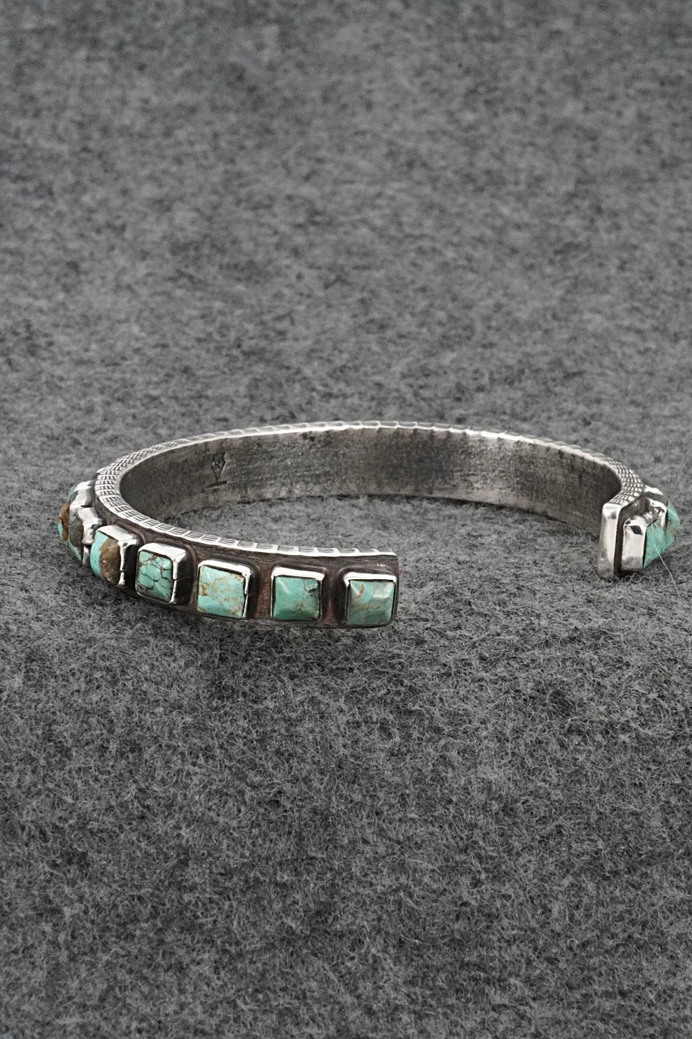 Turquoise & Sterling Silver Bracelet - Ernest Rangel