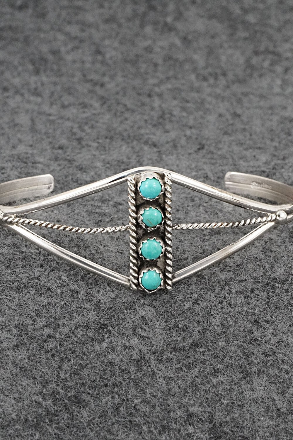 Turquoise & Sterling Silver Bracelet - Janice Spencer