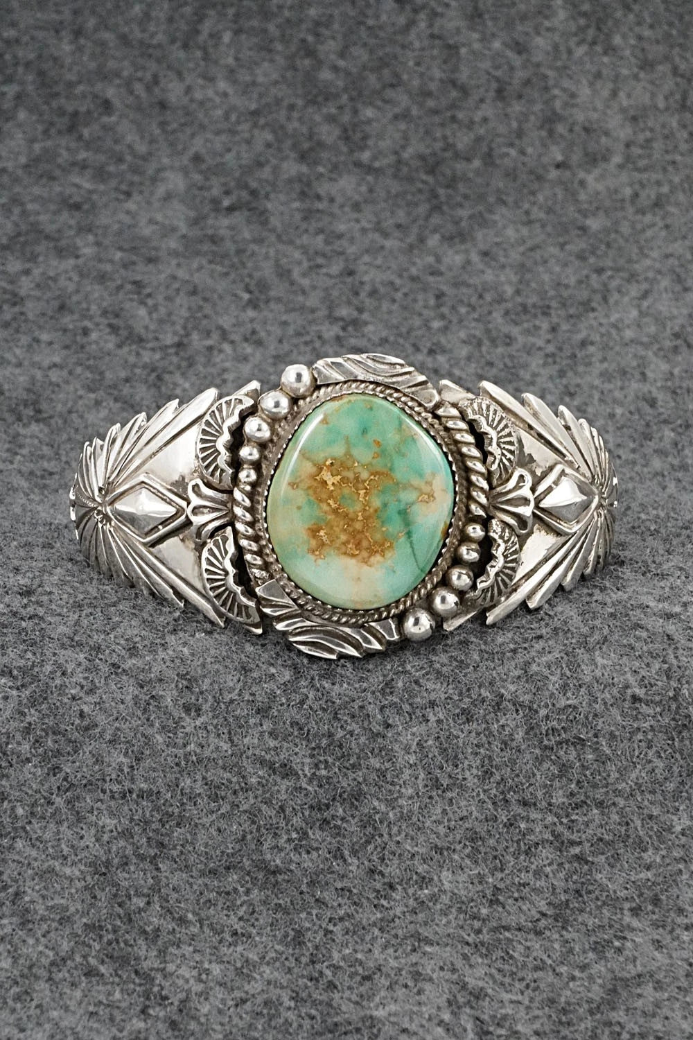Turquoise & Sterling Silver Bracelet - Emerson Delgarito