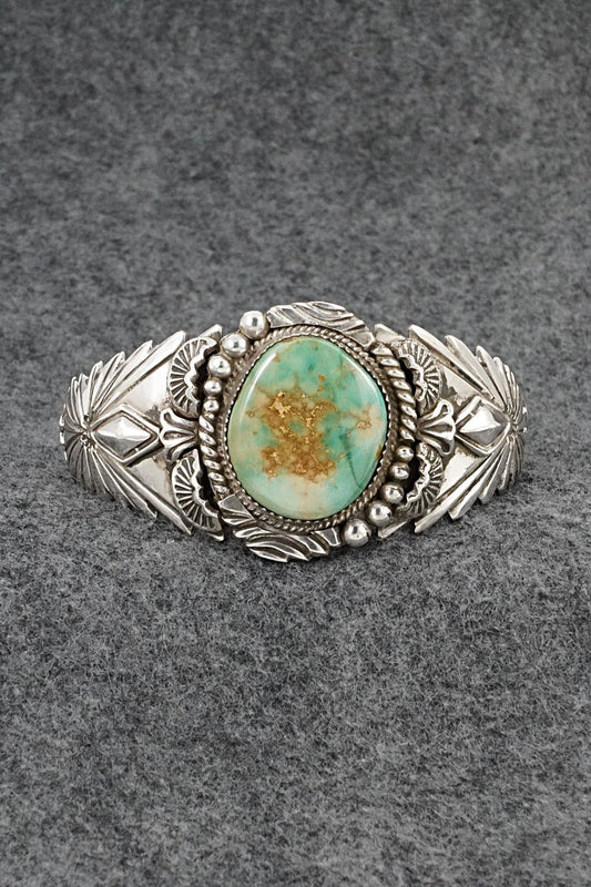 Turquoise & Sterling Silver Bracelet - Emerson Delgarito