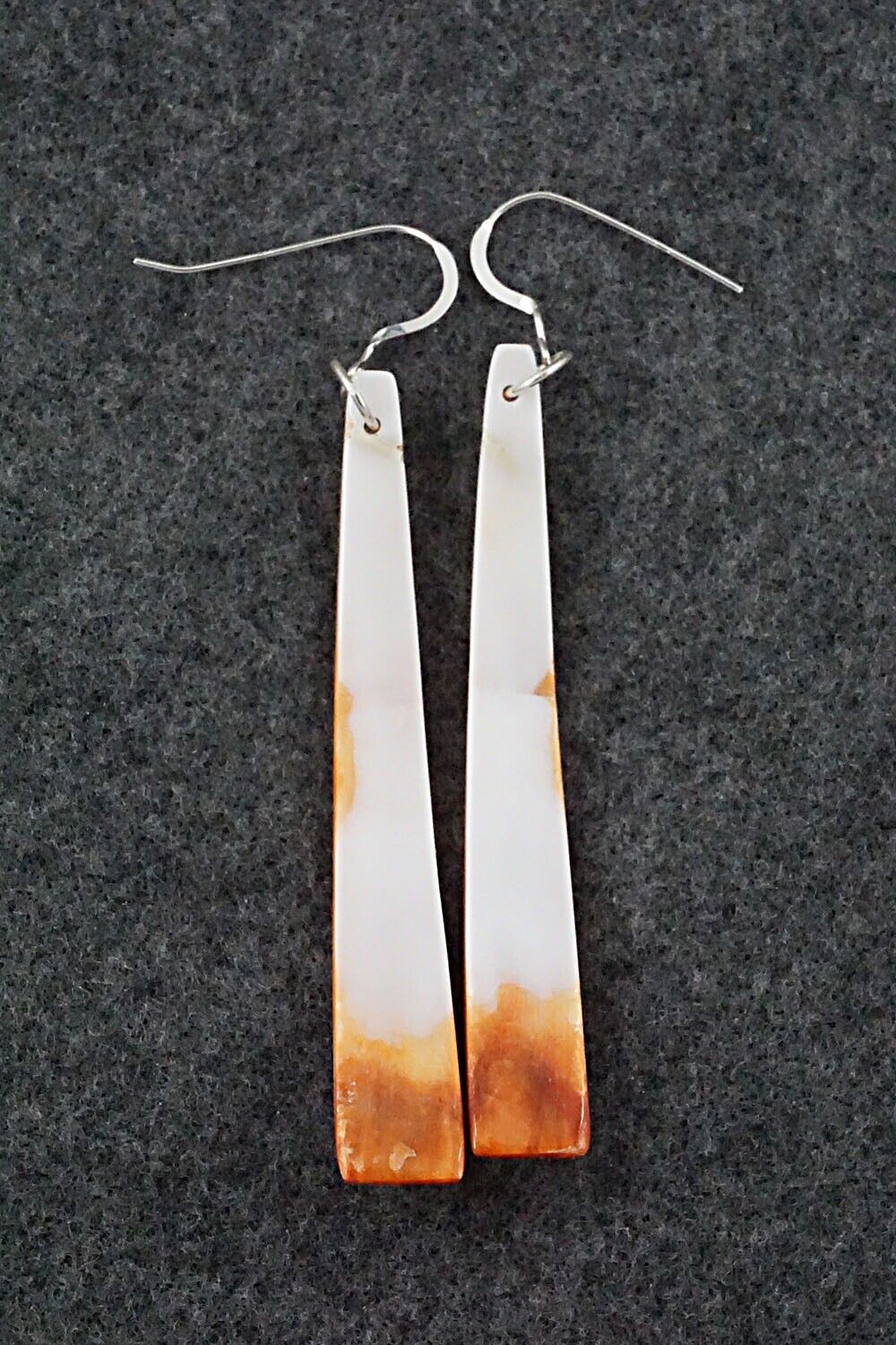 Spiny Oyster & Sterling Silver Earrings - Jesus Espino