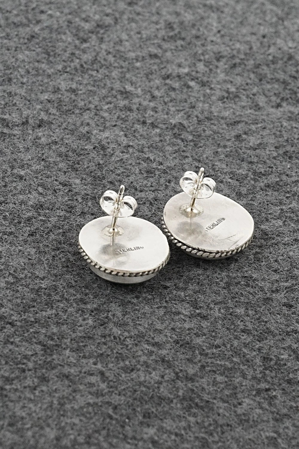 Turquoise & Sterling Silver Earrings - Rosemary Saunders