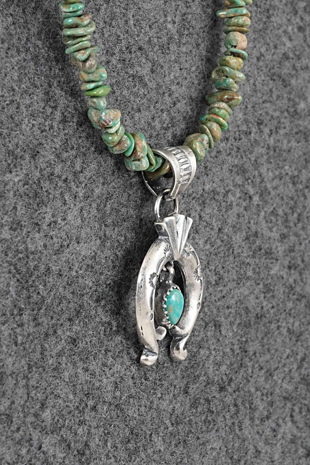 Turquoise & Sterling Silver Necklace - Sharon McCarthy