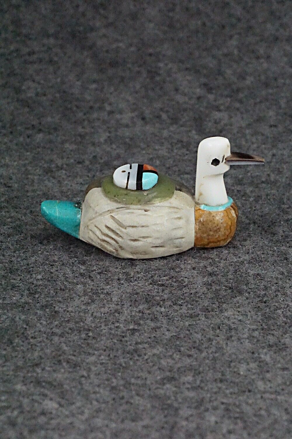Duck Zuni Fetish Carving - Darrin Boone