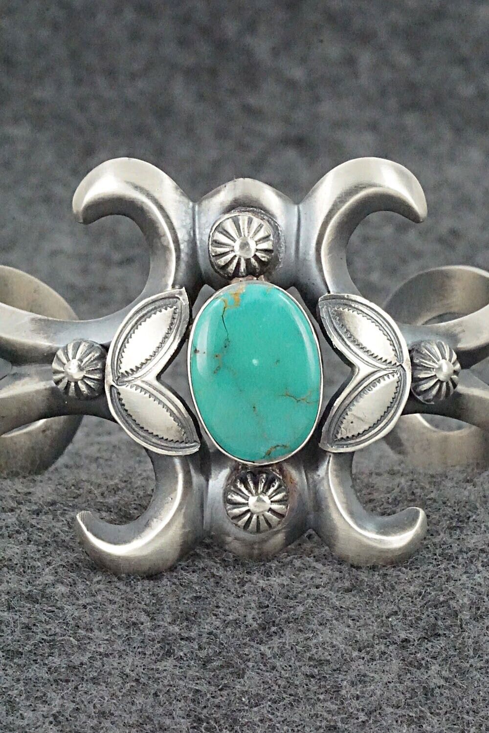 Turquoise & Sterling Silver Bracelet - Henry Morgan