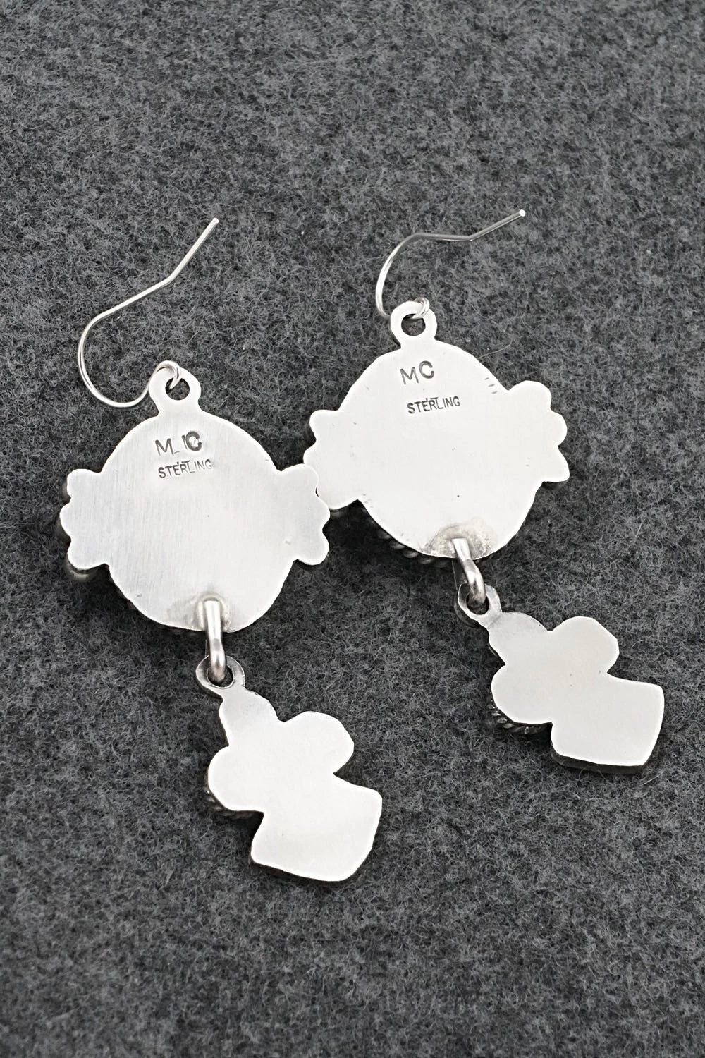 Turquoise & Sterling Silver Earrings - Michael Calladitto