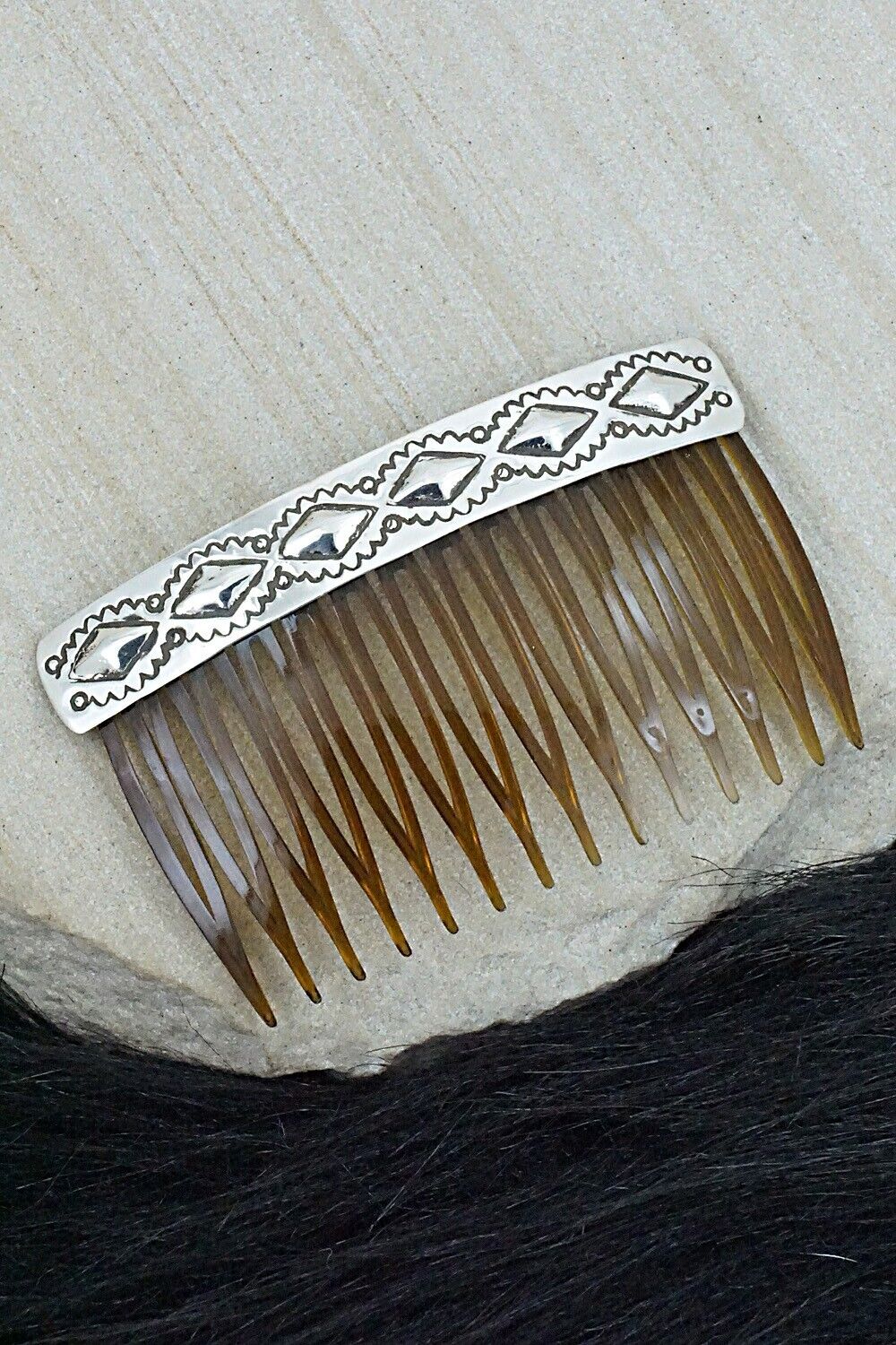 Sterling Silver Hair Combs - Jennie Blackgoat