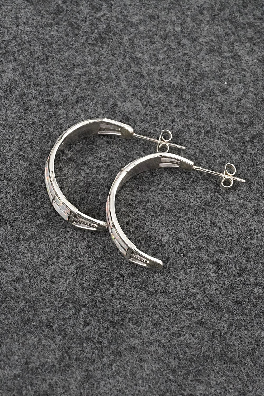 Opalite & Sterling Silver Earrings - Andrew Enrico