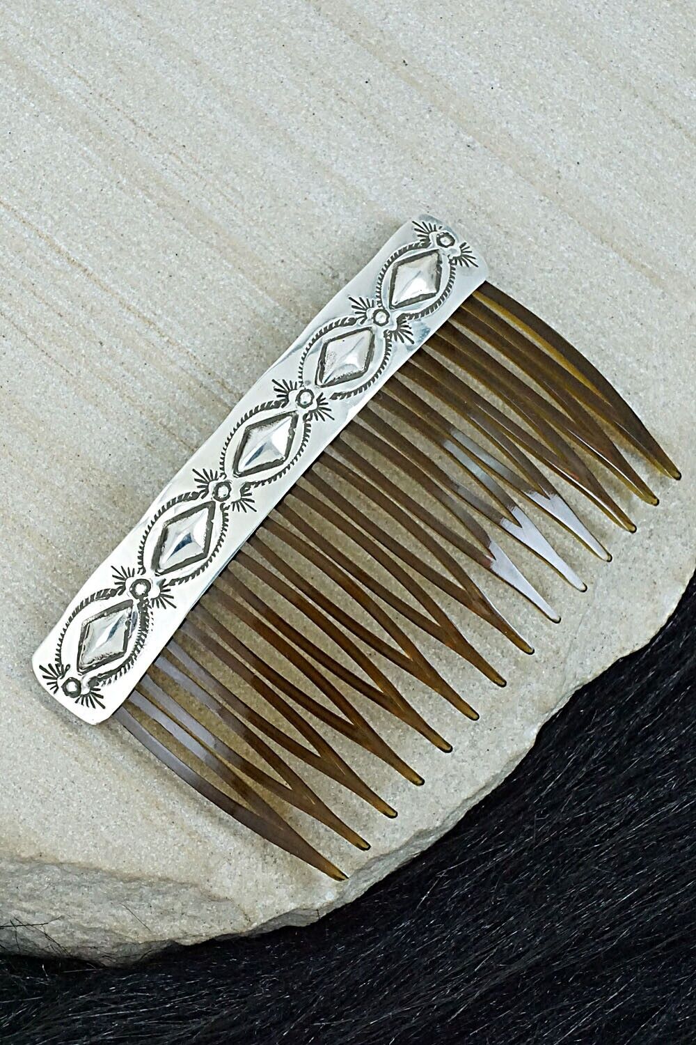 Sterling Silver Hair Combs - Jennie Blackgoat