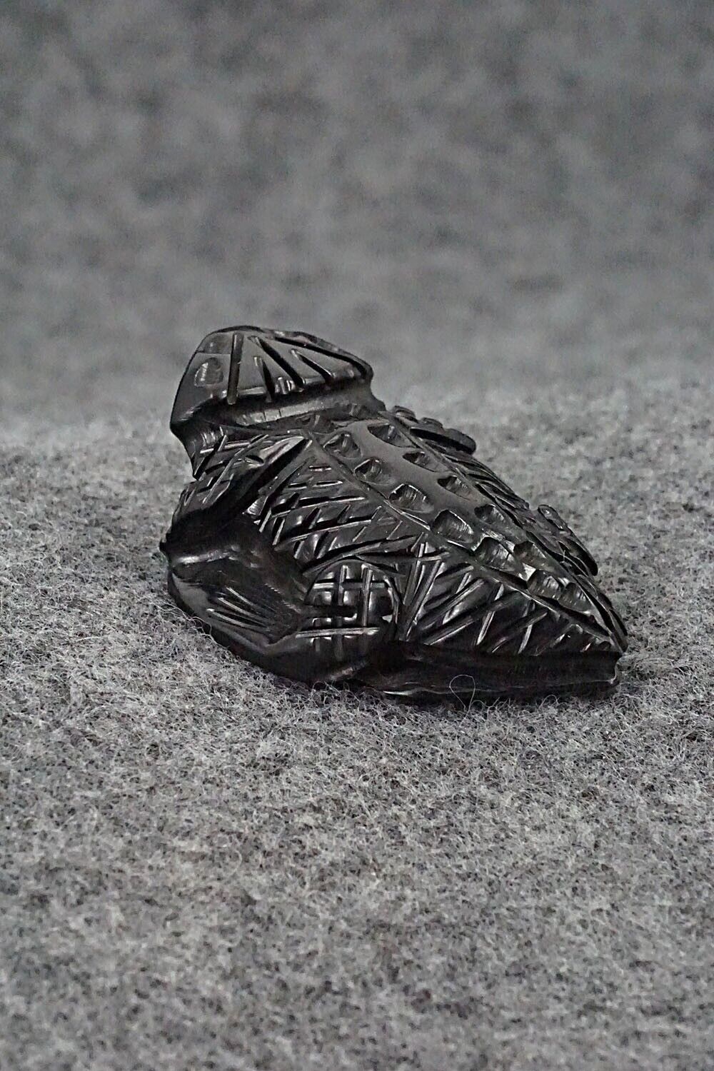 Horned Toad Zuni Fetish Carving - Jensen Charlie