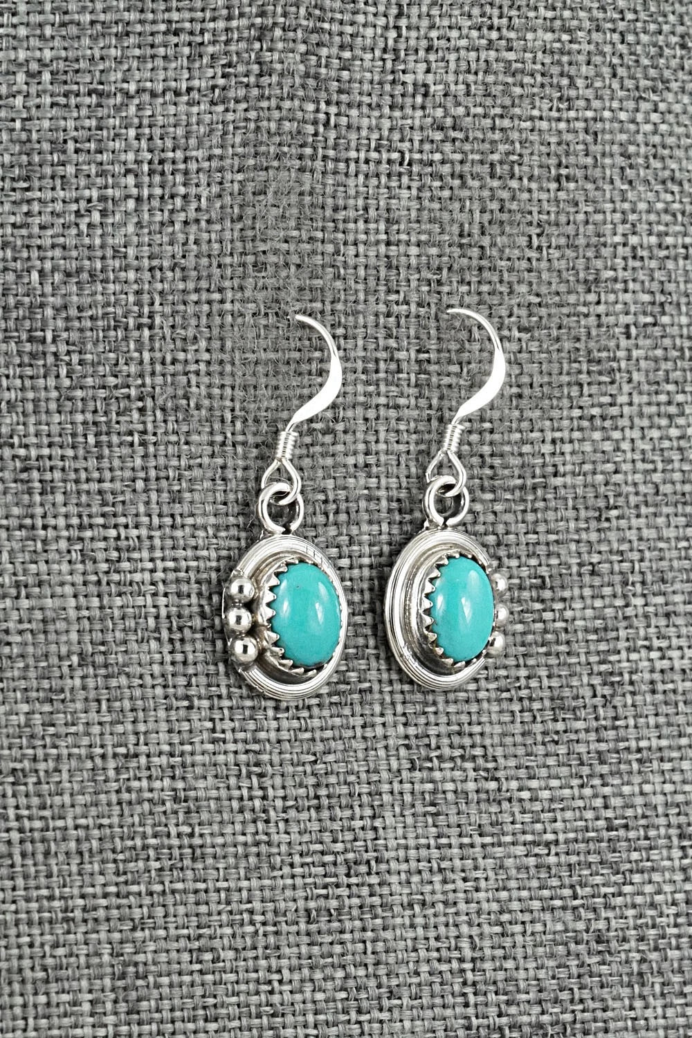 Turquoise & Sterling Silver Earrings - Rita Largo