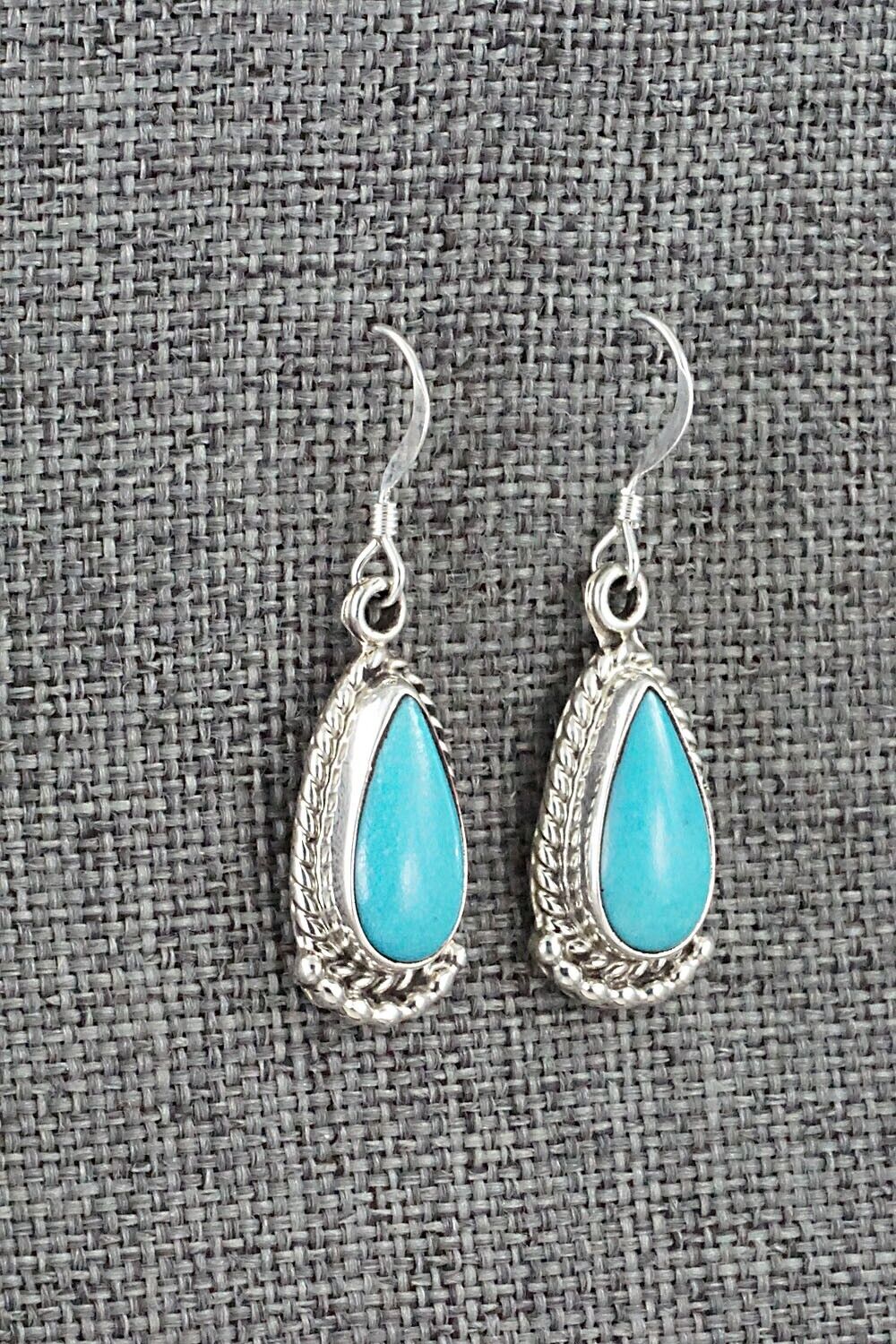 Turquoise and Sterling Silver Earrings - Sharon McCarthy