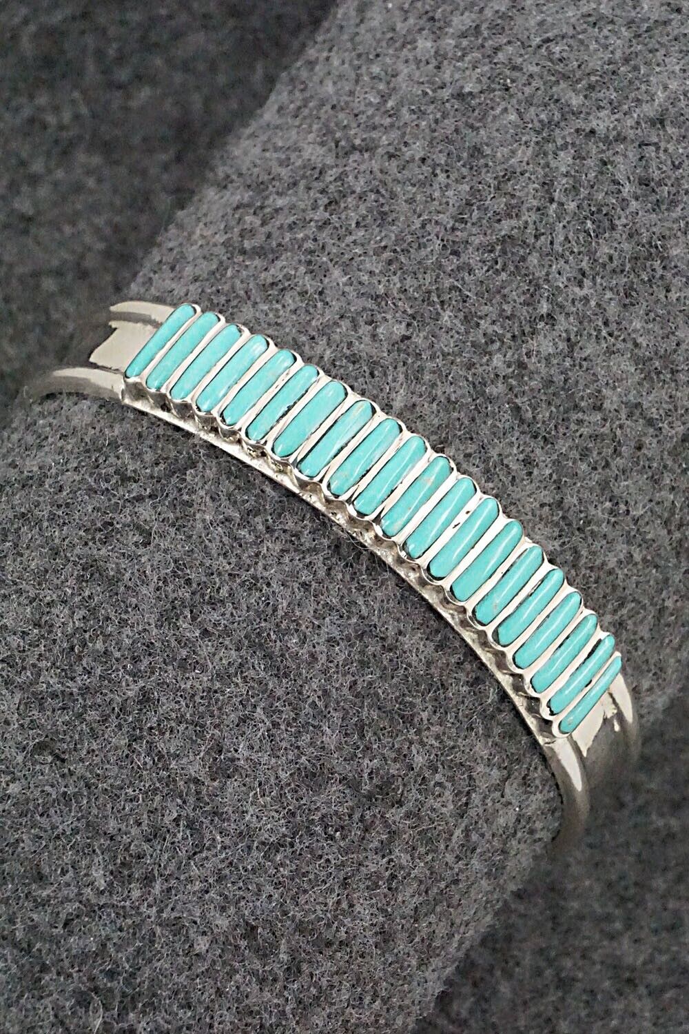 Turquoise & Sterling Silver Bracelet - Lucy Sheyka