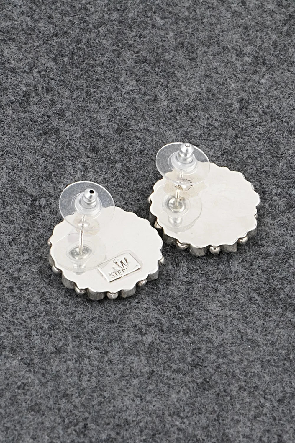 Turquoise & Sterling Silver Earrings - Justina Wilson