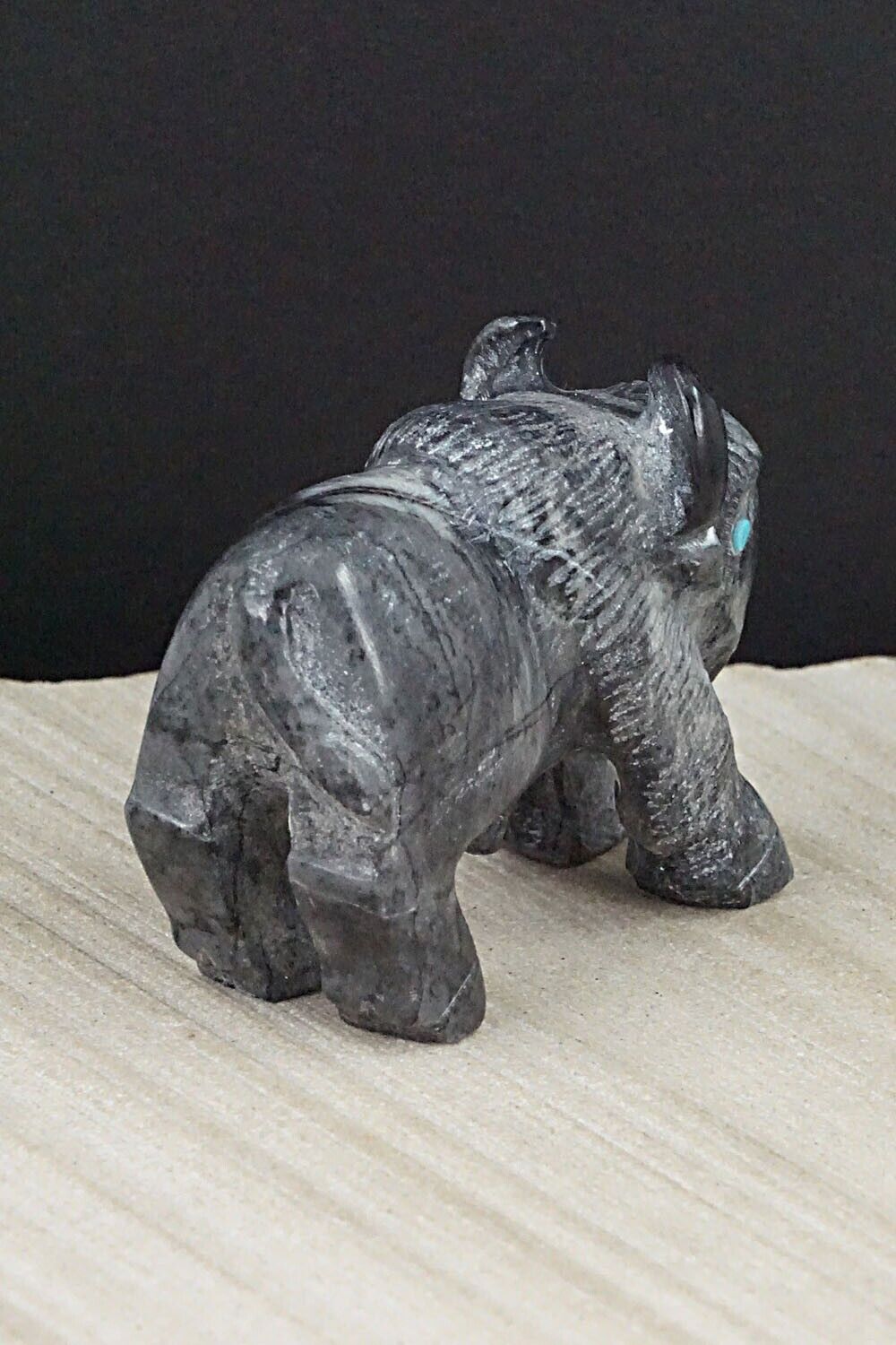 Buffalo Zuni Fetish Carving - Derrick Kaamasee