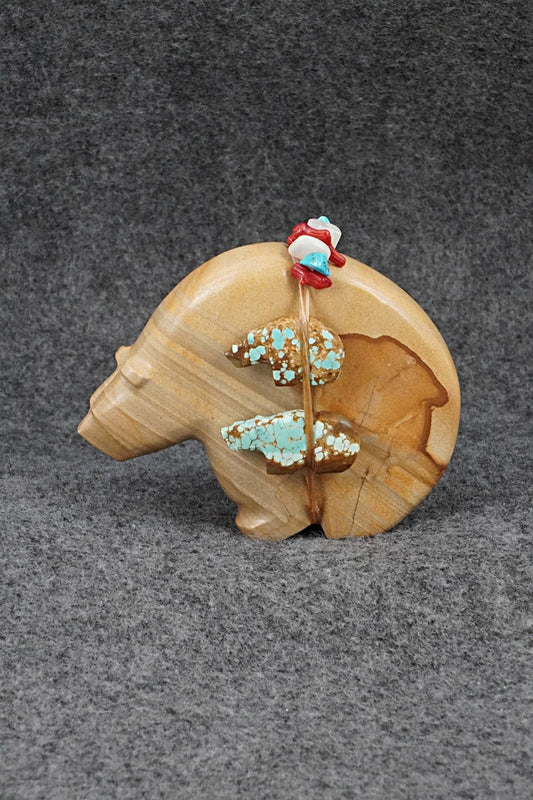 Bear Zuni Fetish Carving - Farlan & Paulette Quam