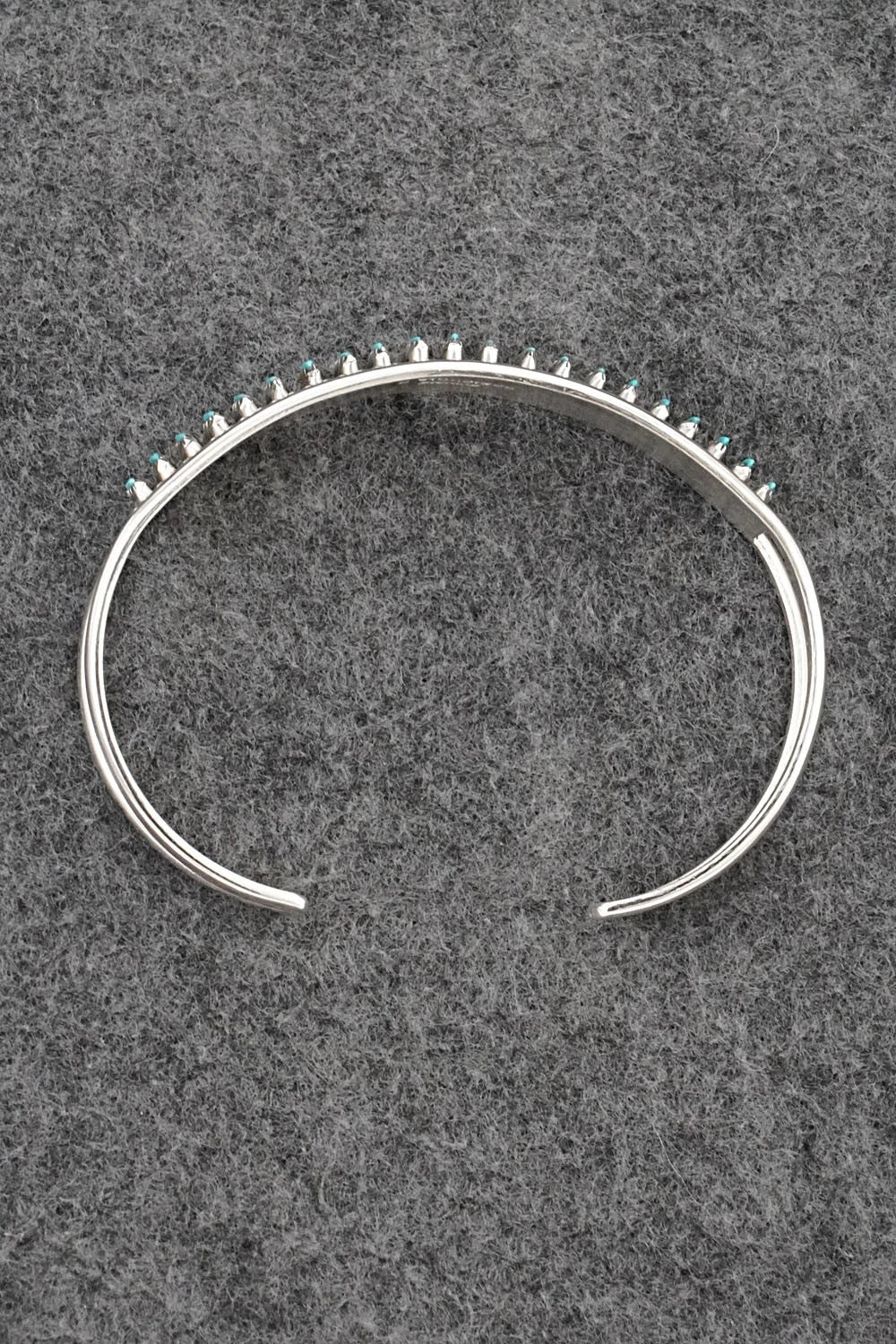 Turquoise & Sterling Silver Bracelet - Roland Francisco