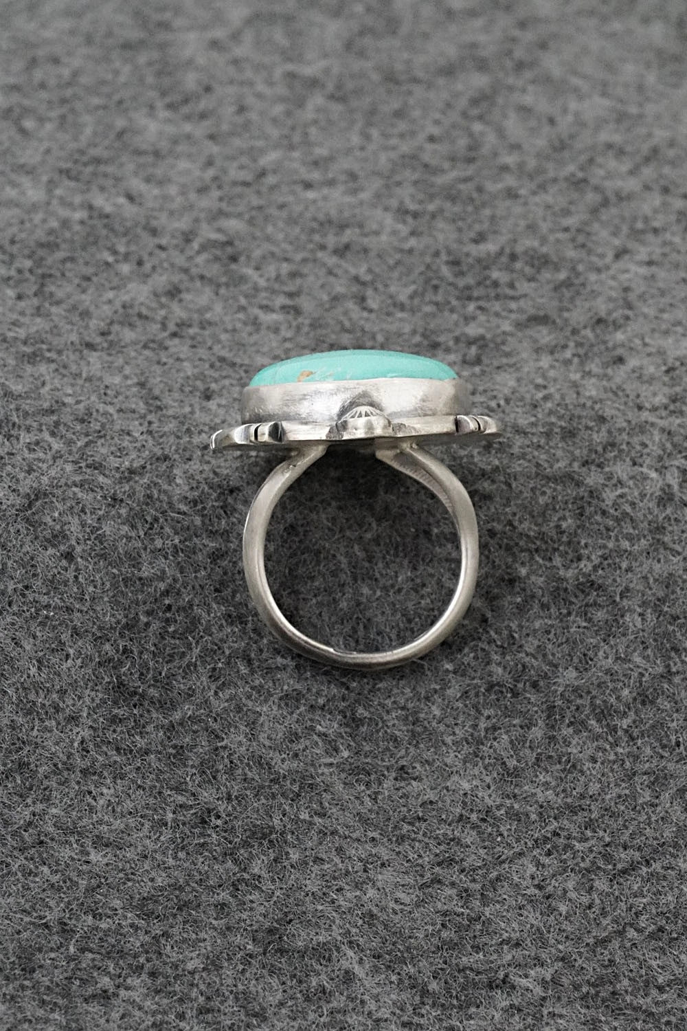 Turquoise & Sterling Silver Ring - Thomas Francisco - Size 6