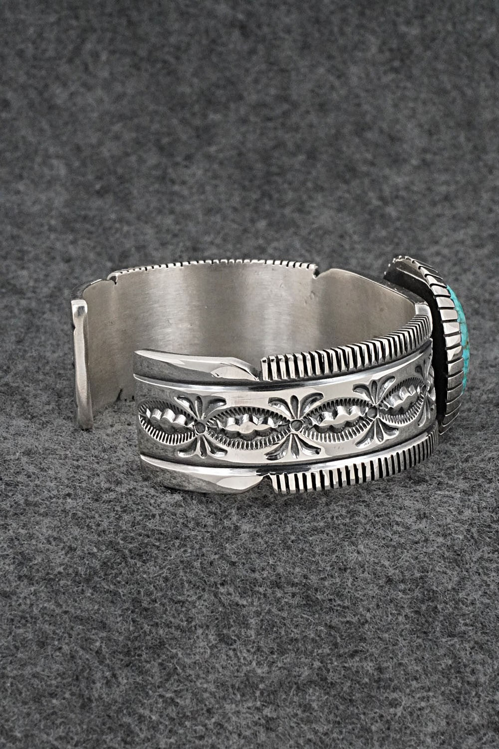 Turquoise & Sterling Silver Bracelet - Mark Yazzie