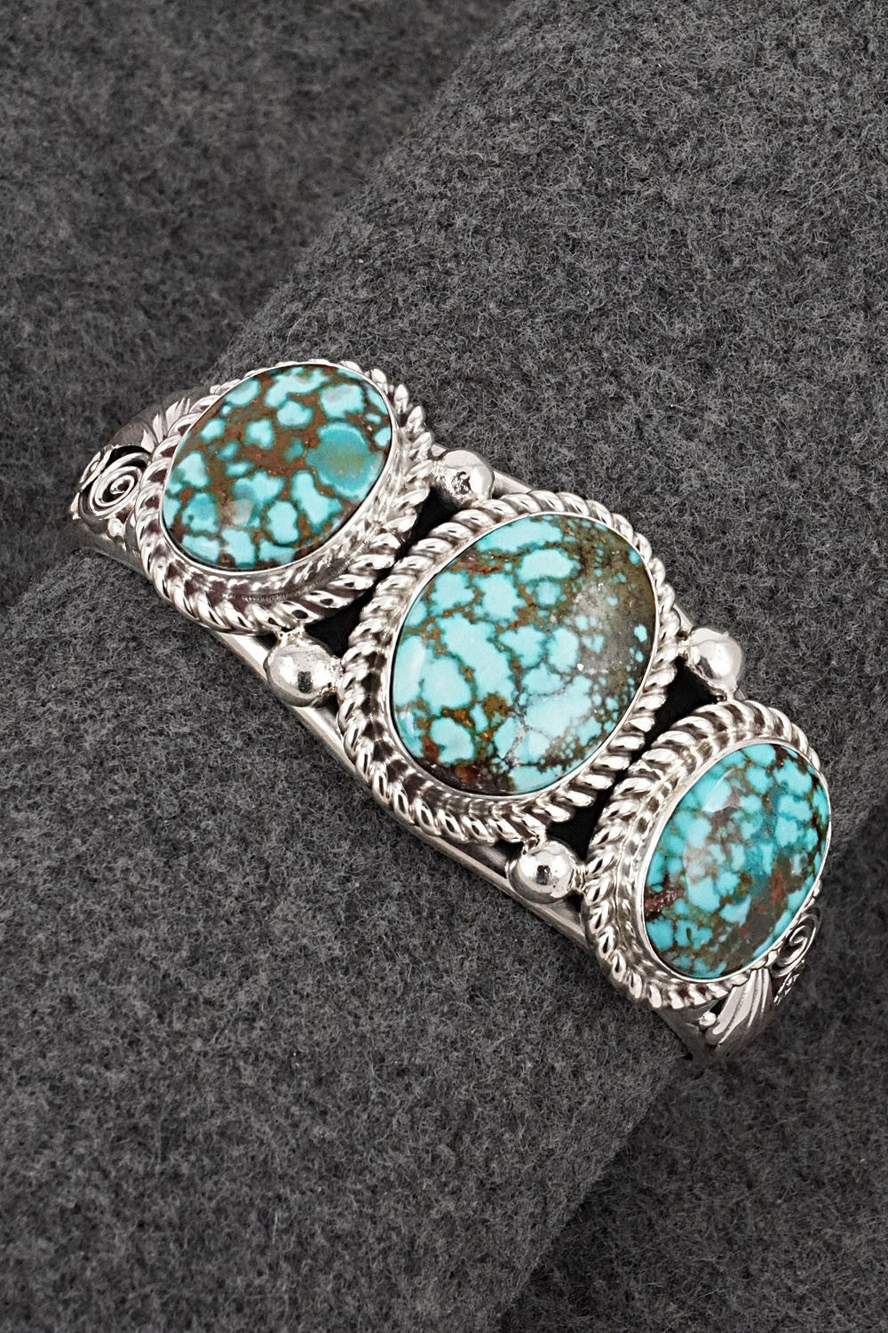 Turquoise & Sterling Silver Bracelet - Anthony Brown