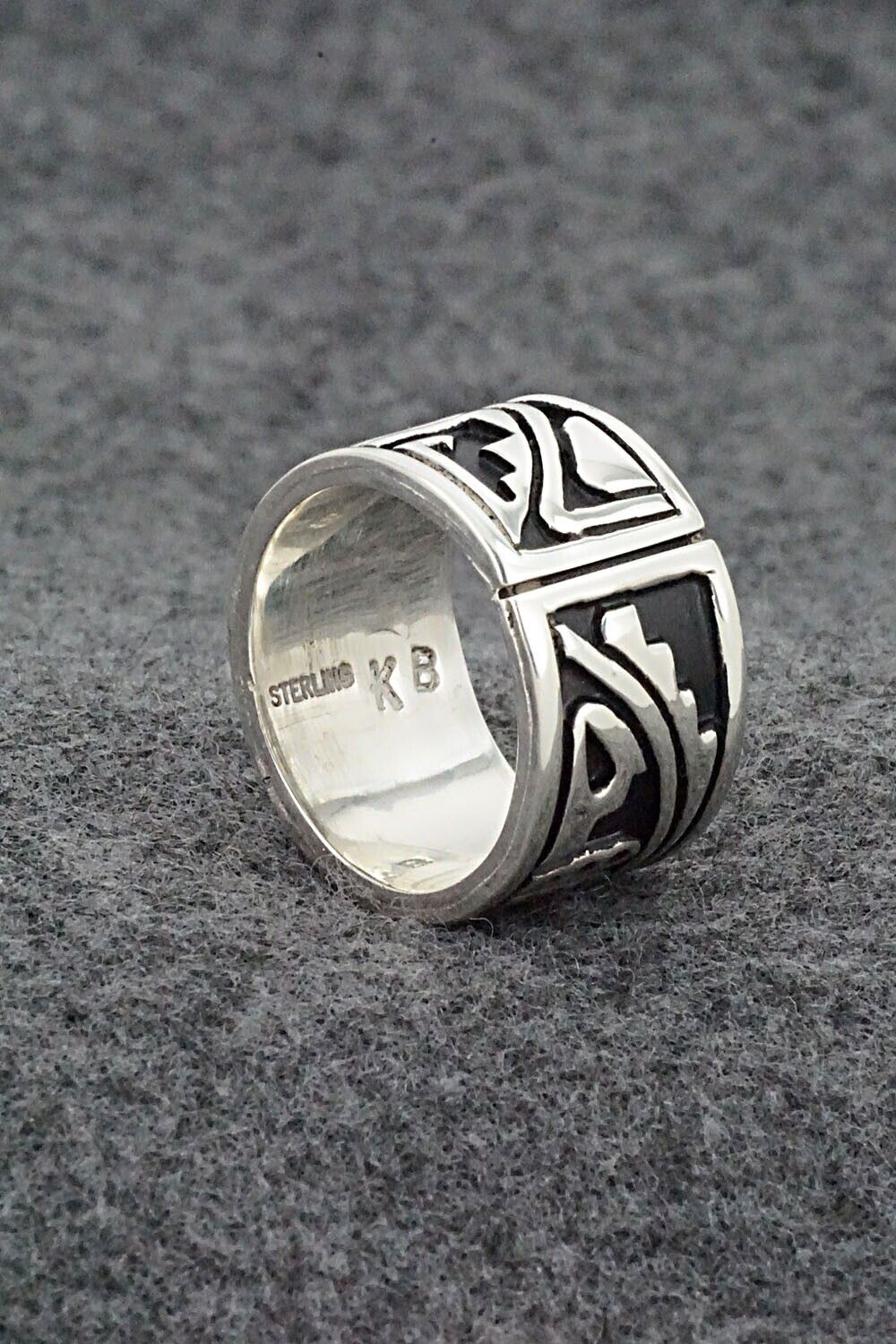 Sterling Silver Ring - Kary Begay - Size 8.75