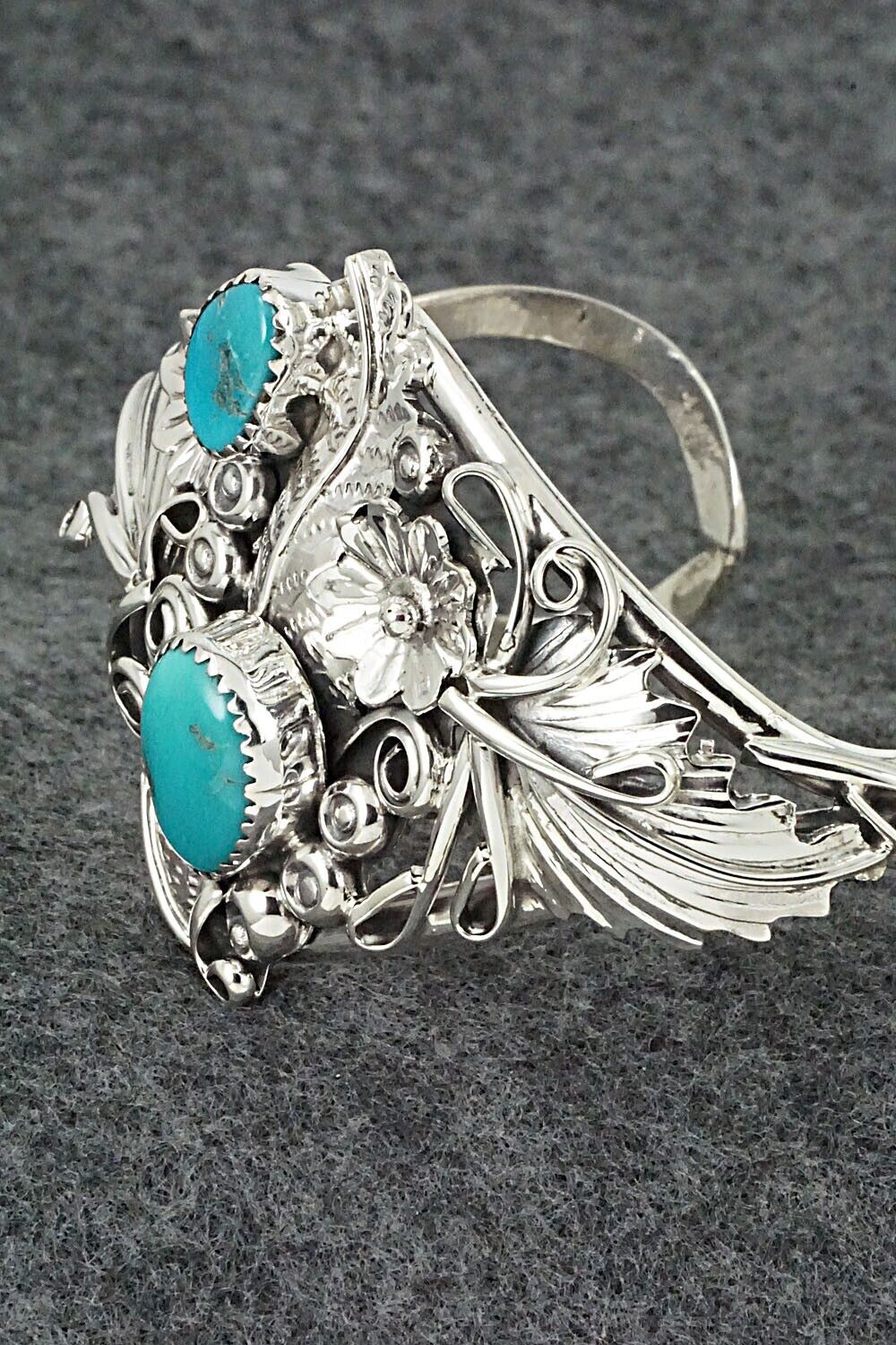 Turquoise & Sterling Silver Bracelet - Henry B. Yazzie
