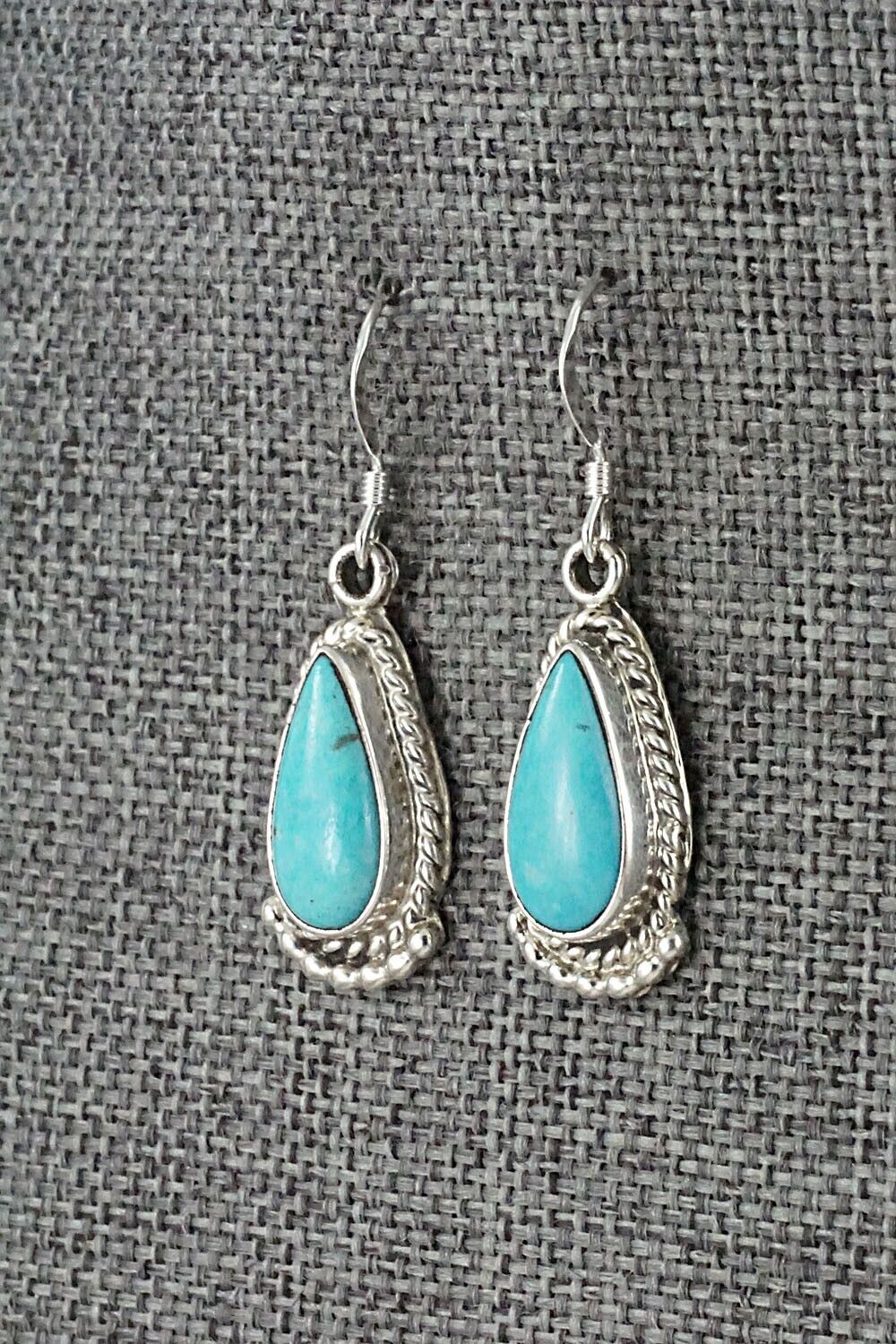 Turquoise and Sterling Silver Earrings - Sharon McCarthy