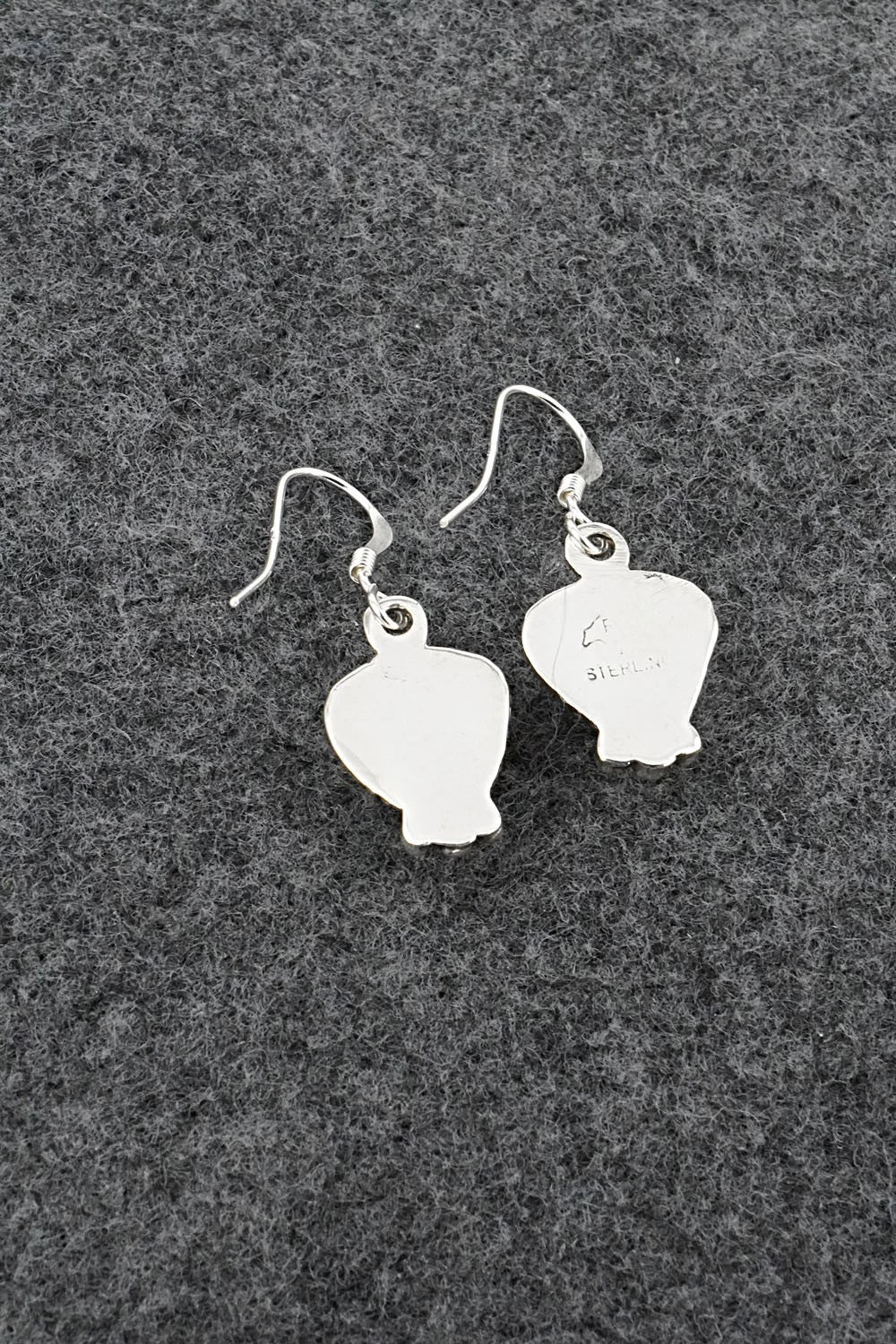 Opalite & Sterling Silver Earrings - Adelarae Yazzie